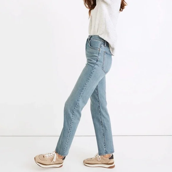 Madewell perfect vintage straight Jean in hoye wash - Picture 3 of 9